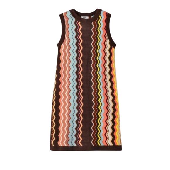 Missoni x Target Colore Zig Zag Sleeveless Sweater Dress Size Medium - Picture 1 of 9
